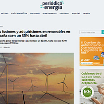 Las fusiones y adquisiciones en renovables en Espaa caen un 35% hasta abril